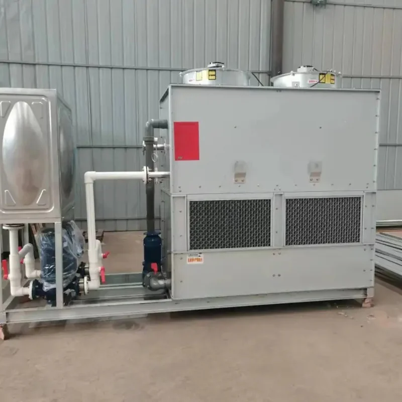 Customized intelligent temperature control closed type processing Low noise cross flow circulating cooling tower Easy to maintai