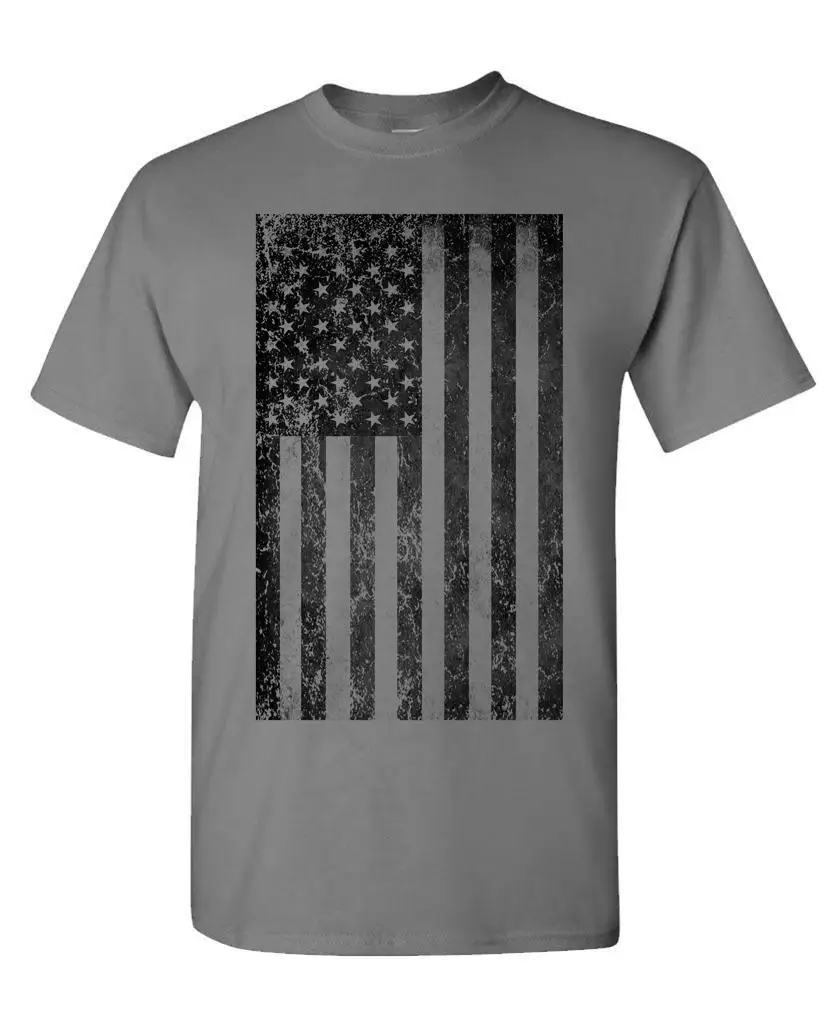 

GRUNGE AMERICAN FLAG - Unisex - Cotton T-Shirt