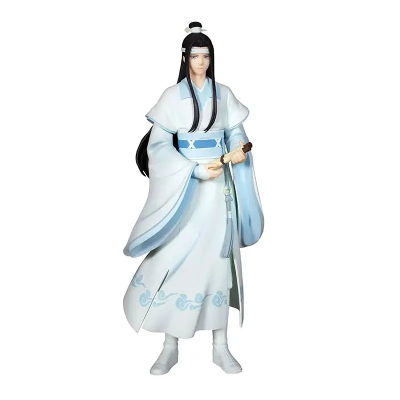 Genuine Mo Dao Zu Shi Anime Action Figure Lan Wangji  Wei Wuxian 19cm PVC Collection Model Exquisite Ornaments Birthday Gift