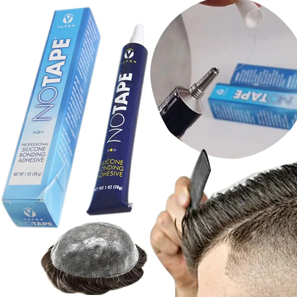 Man Waterproof No‑Tape Lace Wig Glue Latex‑Free Strong Hold Adhesive For Frontal Hair Systems Invisible Hair Bonding