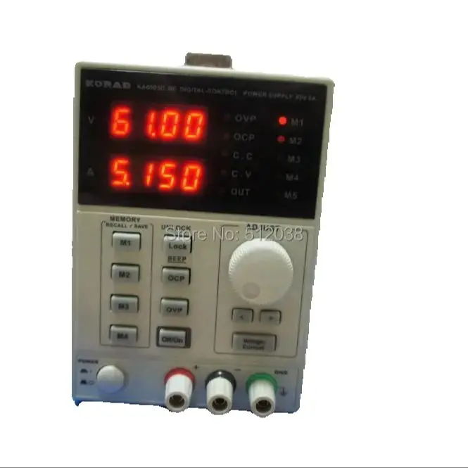 

KORAD KA6005D Прецизионный регулируемый источник питания постоянного тока | Линейный регулируемый цифровой лабораторный источник питания 60 В, 5 А