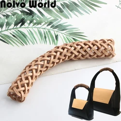 Hollow Apricot Leather Protective Handles For Bags Handles Handbag Shoulder Strap Sleeve Loop Detachable Crossbody Accessories