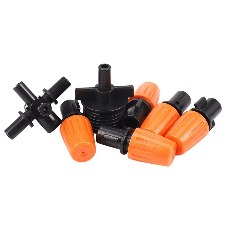 4X zraszacze ogrodowe automatyczne nawadnianie trawnik 360 stopni okrąg obracający się zraszacz wody 5 dysz wąż ogrodowy