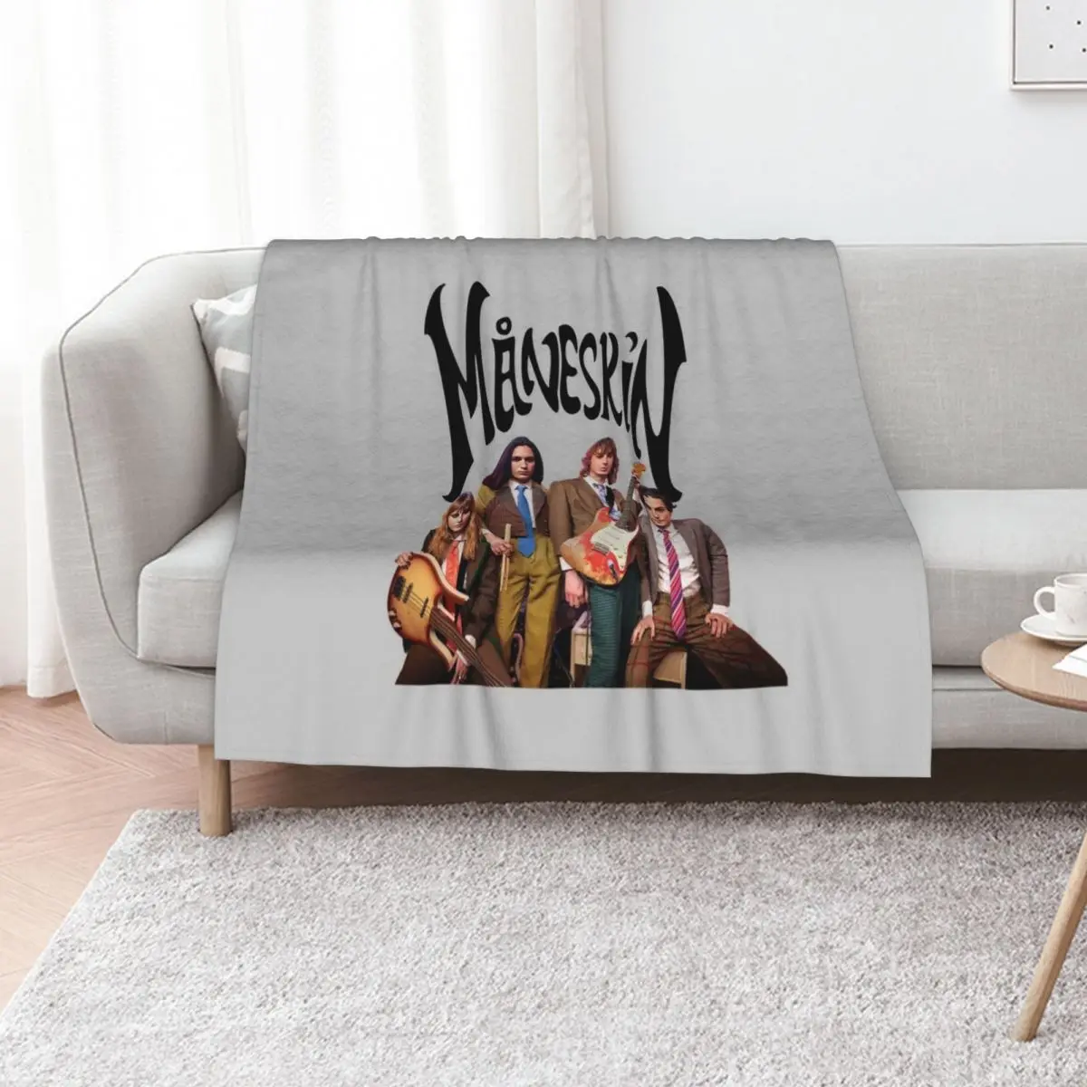 M?neskin rock band Maneskin 2 Throw Blanket blankets and throws Bed linens for sofa Sleeping Bag Picnic Warm Blankets