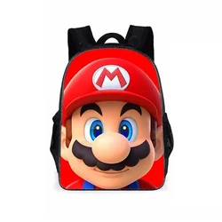 3D Super Mario Brothers primary and secondary school students' burden-reducing wear-resistant animation School Bag Mochila