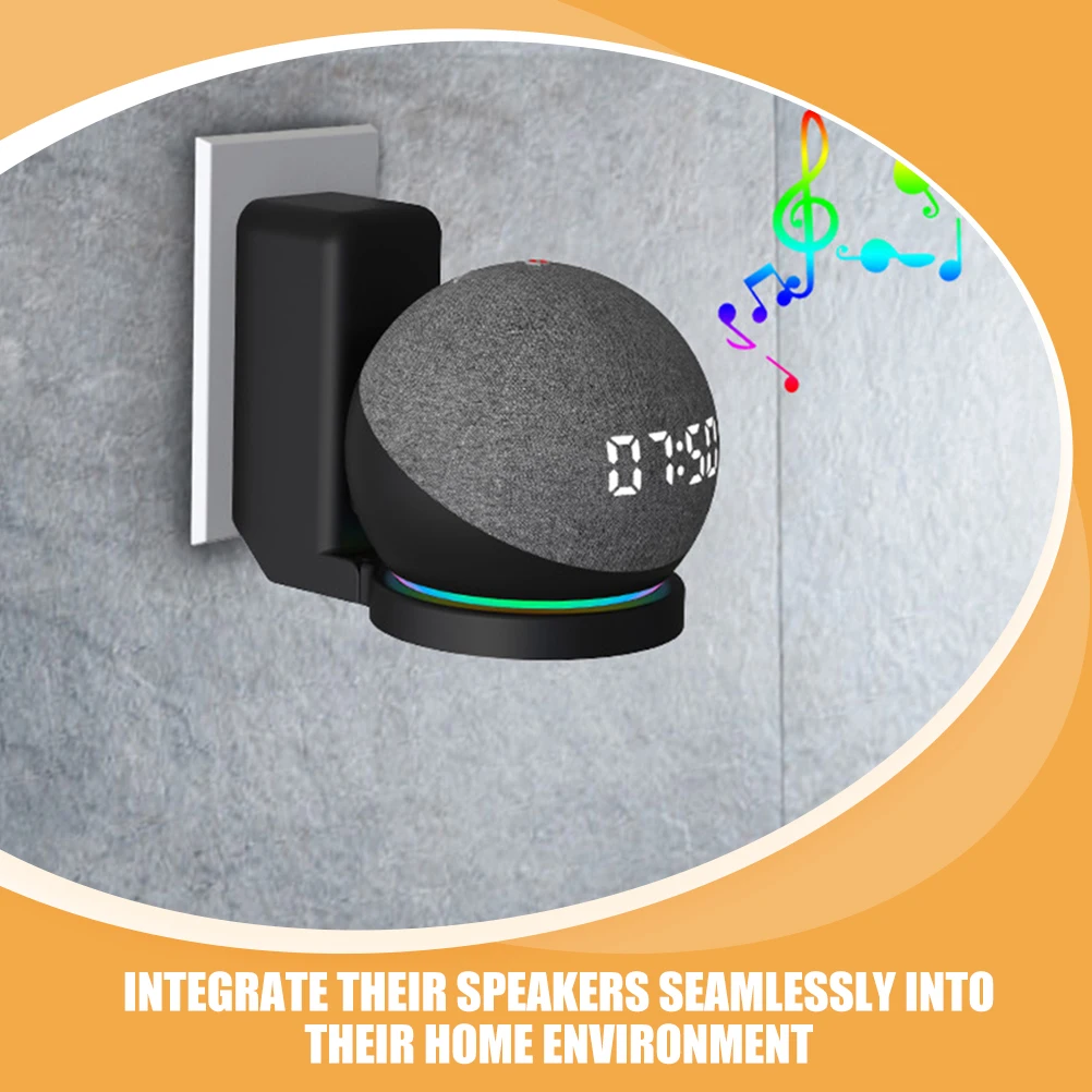 

Wall-Mounted Speaker Bracket Wall Mount Storage Stand for Surround Sound Satellite Speakers Adjustable Sturdy Holder Studio