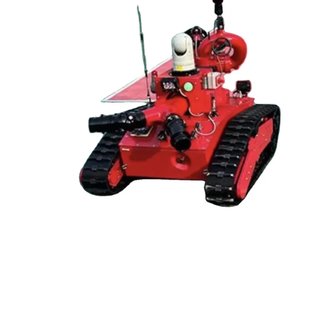 Rubber Tracked System Chassis Robots Intelligent Patrol with Swimming Arm Platform High Obstacle Ability Tracked Robot