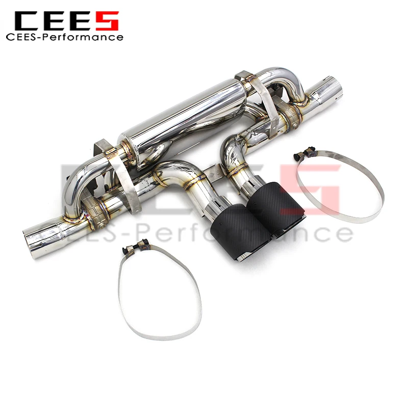 CEES Valved Sport Exhaust Pipe for PORSCHE 911 992 GT3 3.0T 2020- Stainless Steel Muffler Exhaust System Car Catback Exhaust