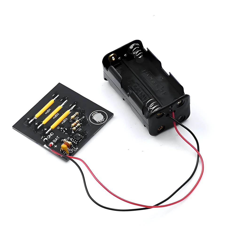 DIY Soldering Kit DC 6V Touch-Sensitive Stepless Dimming Electronics Practice Kit for Beginners