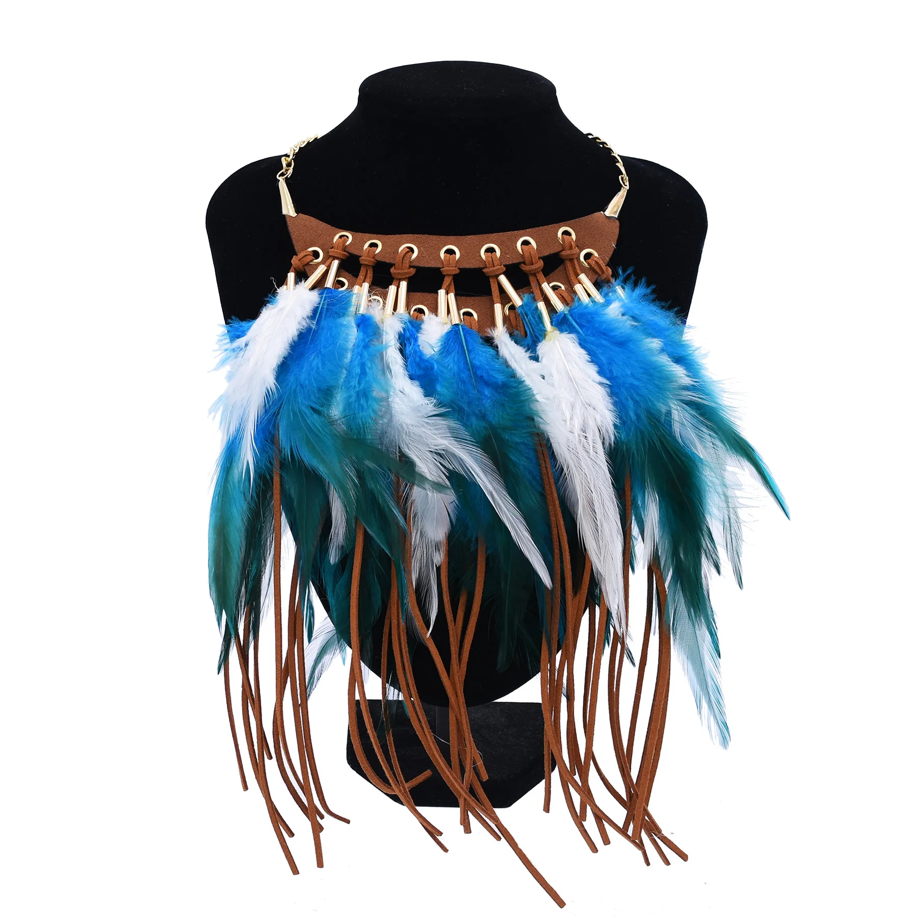Trendy Bohemian Colorful Feath - đánh giá và giá Ethnic Indian Fashion