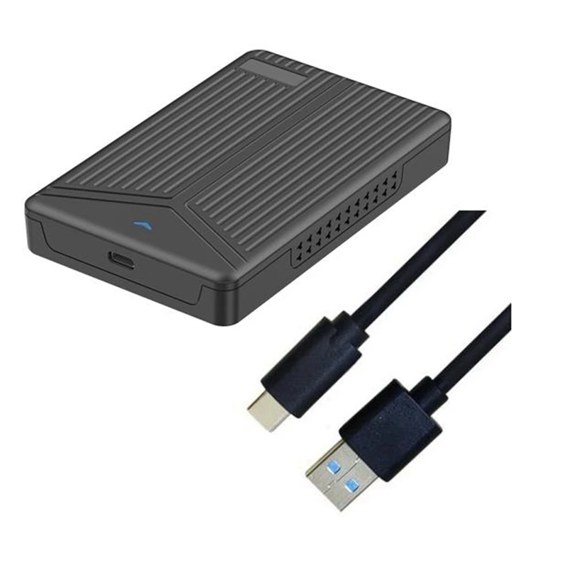 Caixa de Disco Rígido Móvel, Gabinete SSD, USB 3.1, 2.5 ", SATA, Suporte 15mm, Disco Rígido para Computador, Notebook