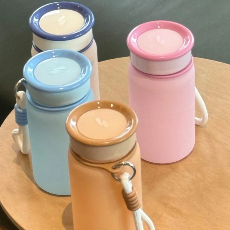 Light Luxury Premium Milk Cup Summer Custom Creative Girl Matte Sports Water Bottle
