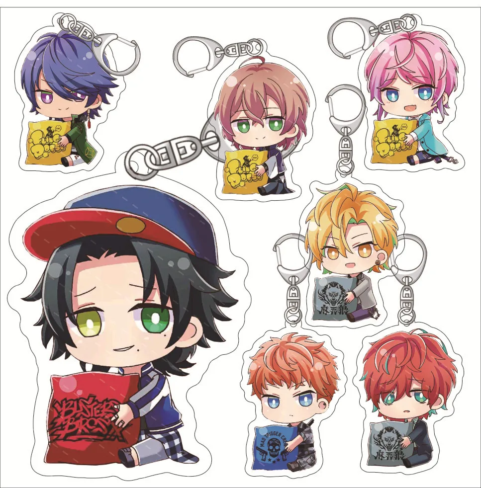 

Animation Derivatives Acrylic Keychain Amemura Ramuda Yumeno Gentarou Jakurai Jinguji Back To School Anime Hobby Collectibles