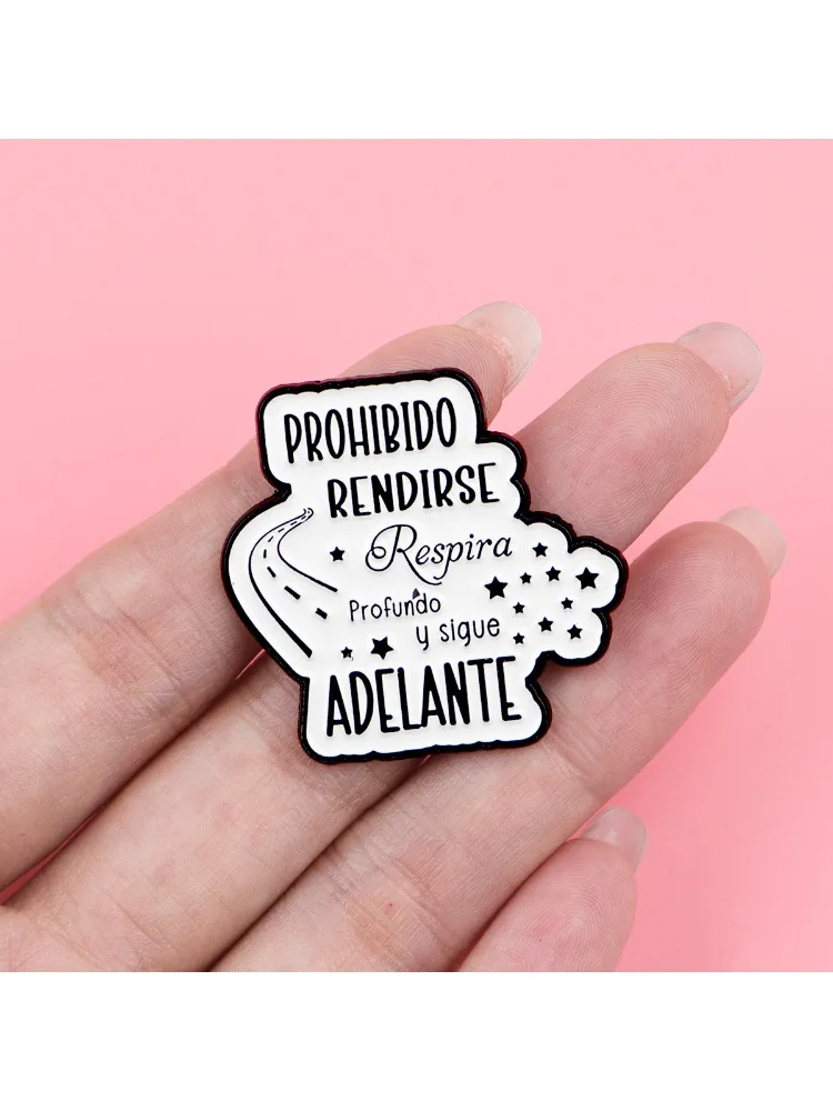 Cat Frog Quote Brooch Pin Badge Alloy Metal Cartoon Cute Lapel Pin for Clothing Backpack Accessories Wholesale In Stock Newest