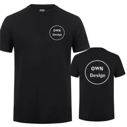 Custom Design T Shirt Your Own Logo Men Casual Tees Short Sleeve Cool Tops Customized Tshirt  ( Modal Material)