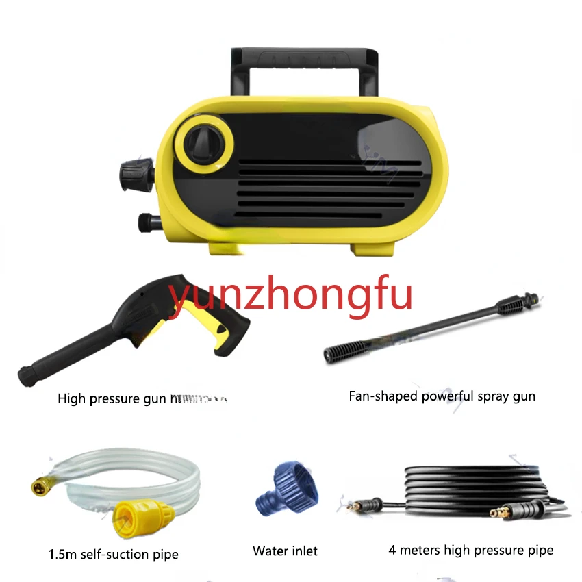 Portable Washer Water Gun Cleaning Tool 220v 1400w 360l/h Home Car Washing Machine High Pressure