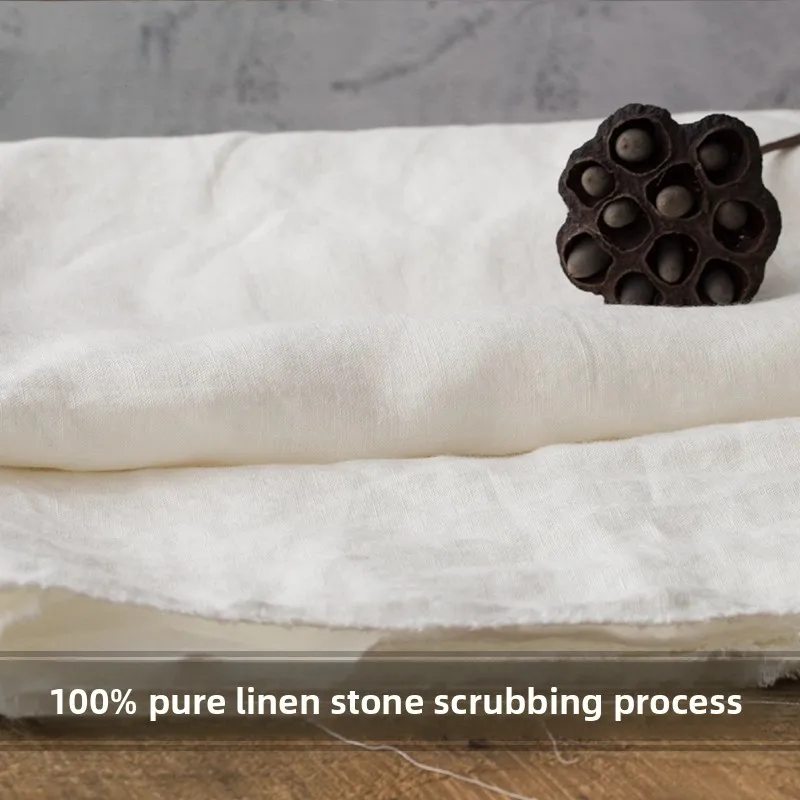 

Утолщенная матовая ткань из стираного льна для дышащих изделий своими руками: брюки, юбки, халаты, пальто, модная одежда, ткань на метры