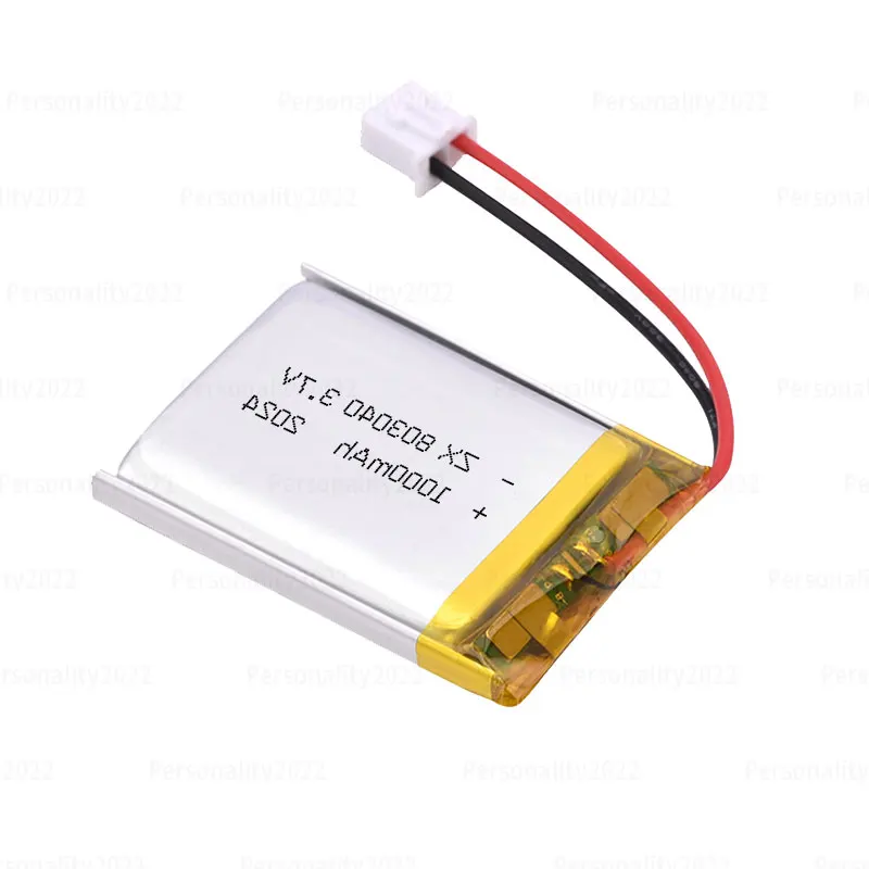 803040 polimerowa bateria Lipo1000mAh 3.7V akumulatory litowe do golarki waga światła kempingowego kontroler MP3/MP4