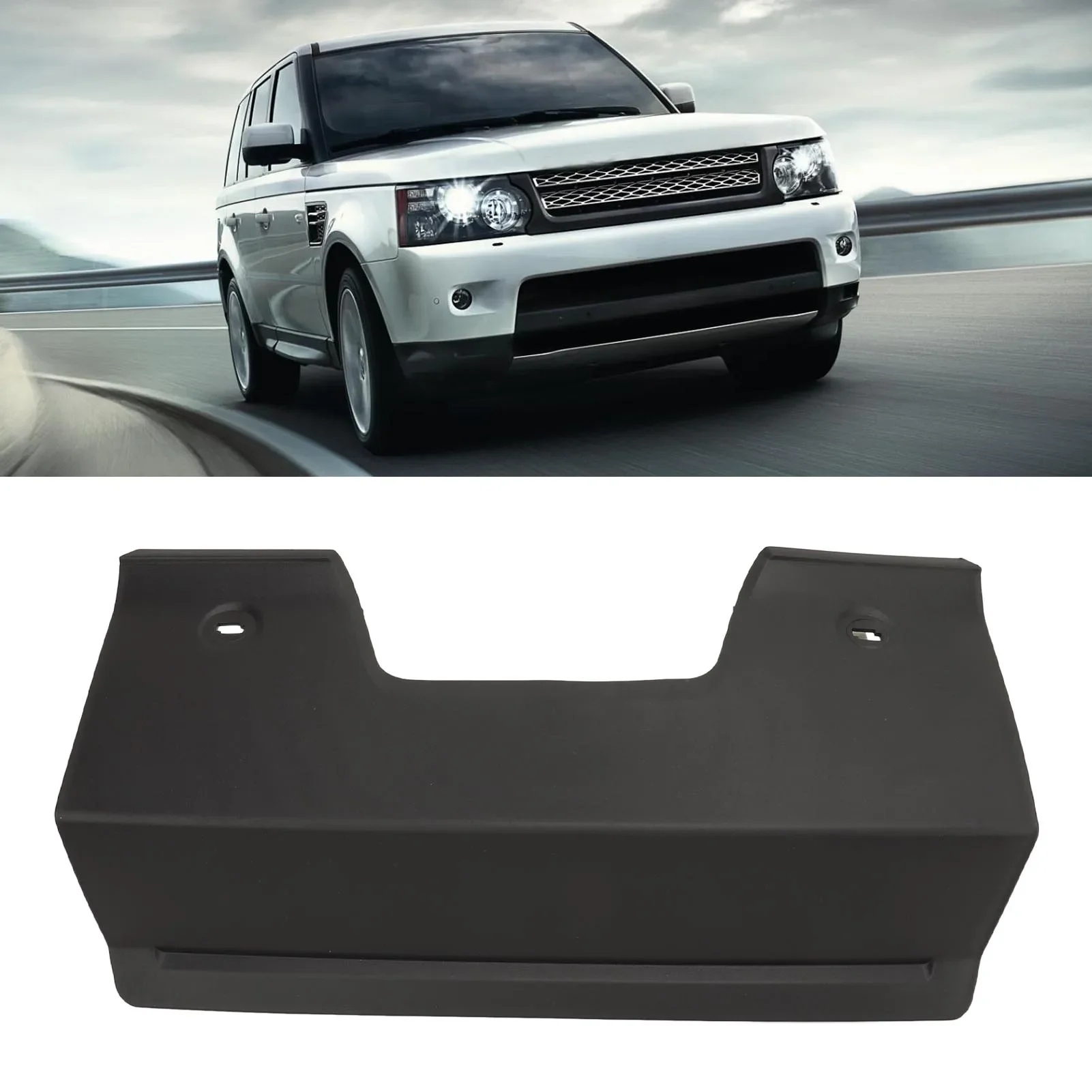 Rear Bumper Tow Hook Cover Dustproof LR015132 Rear Trailer Cap with Clips Replacement For Range Rover Sport L320 2009 to 2013