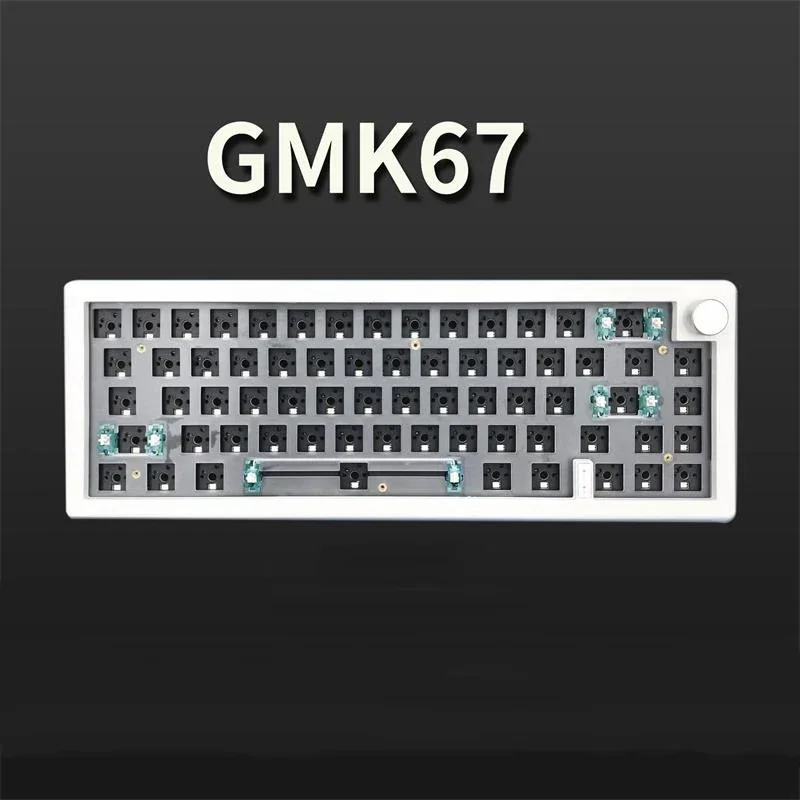 Junta de teclado mecánico intercambiable, estructura de teclado retroiluminada RGB, Bluetooth 2,4G, 3 modos, teclado personalizado, caliente