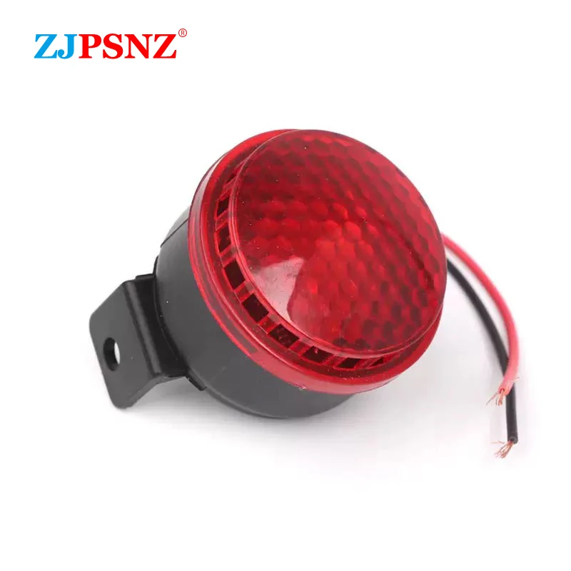 Reverse Alarm Horn Beeper Horn With Led Light Vehicle Auto Warning Back Up Car Reversing Alarm Speaker Buzzer Siren 1224V 6Sound