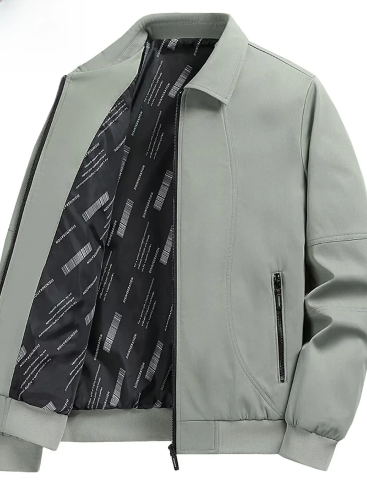 

Paul Men's Loose Fit Casual Sportswear Jaet Collared Autumn Winter New Sle Polyester Fiber 00% Faion Urban Sle