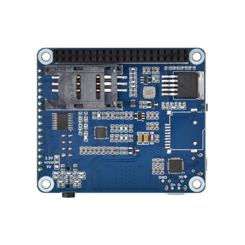 SIM7600NA-H 4G قبعة لـ Raspberry Pi LTE Cat-4 4G دعم GNSS لتحديد المواقع لأمريكا الشمالية Raspberry Pi دعم مكالمة هاتفية SMS