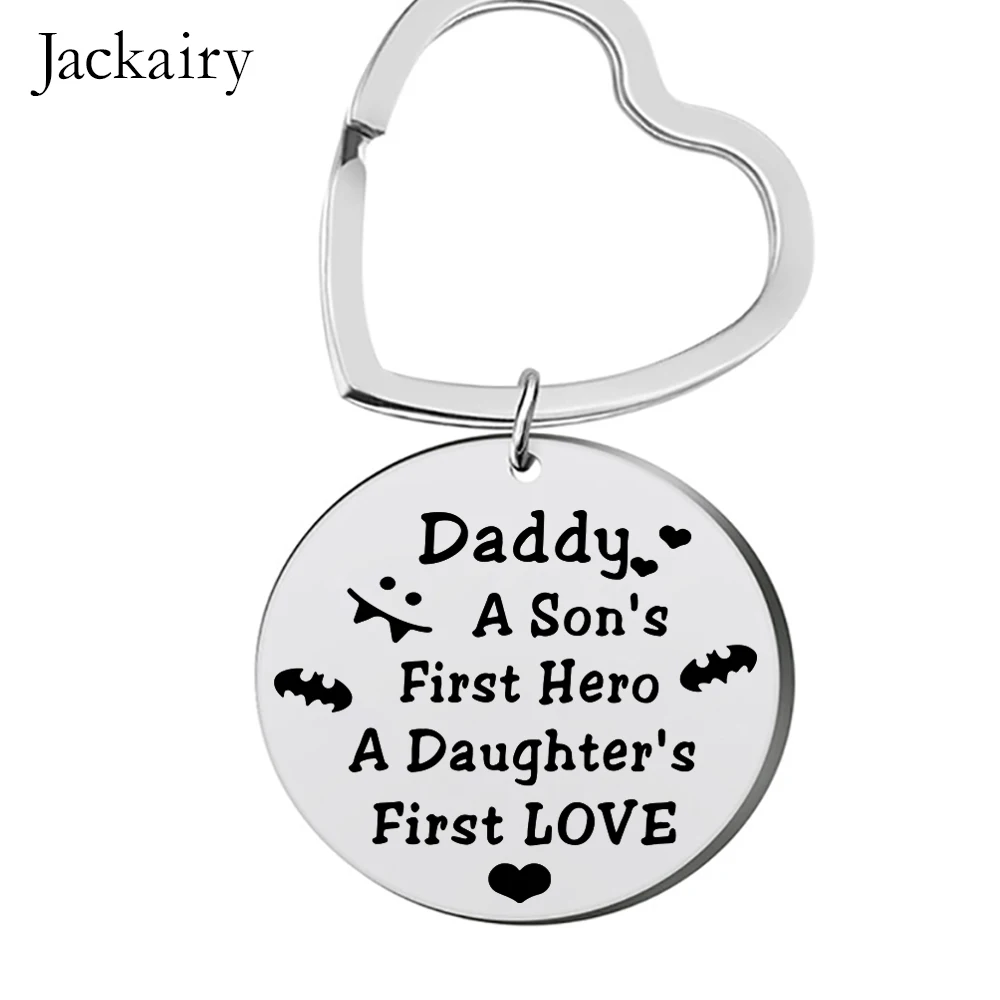 Брелок для ключей «папа», подарок на день отца, от сына дочери до папы, подарок на день рождения, Рождество