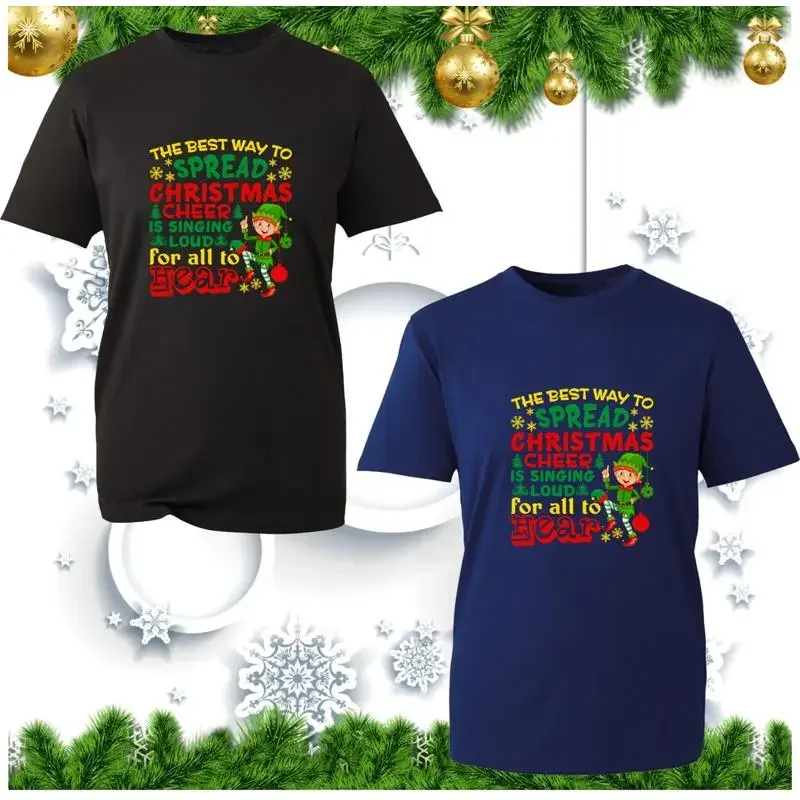 The Best Way To Spread Christmas Cheers T Shirt Xmas Elf Winter Festival Top