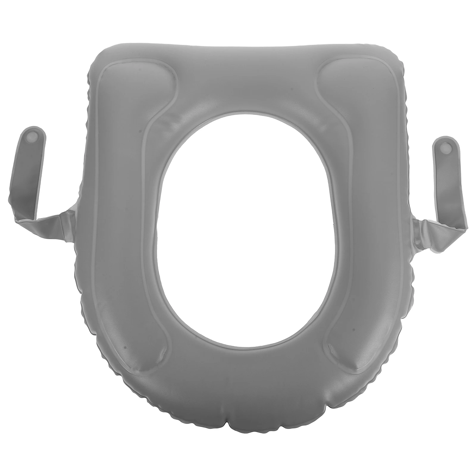 

Inflatable Toilet Seat Cushion PVC Universal Commode Pad Bathroom Accessories Soft Comfort Travel Home Use Stable Suction Cups