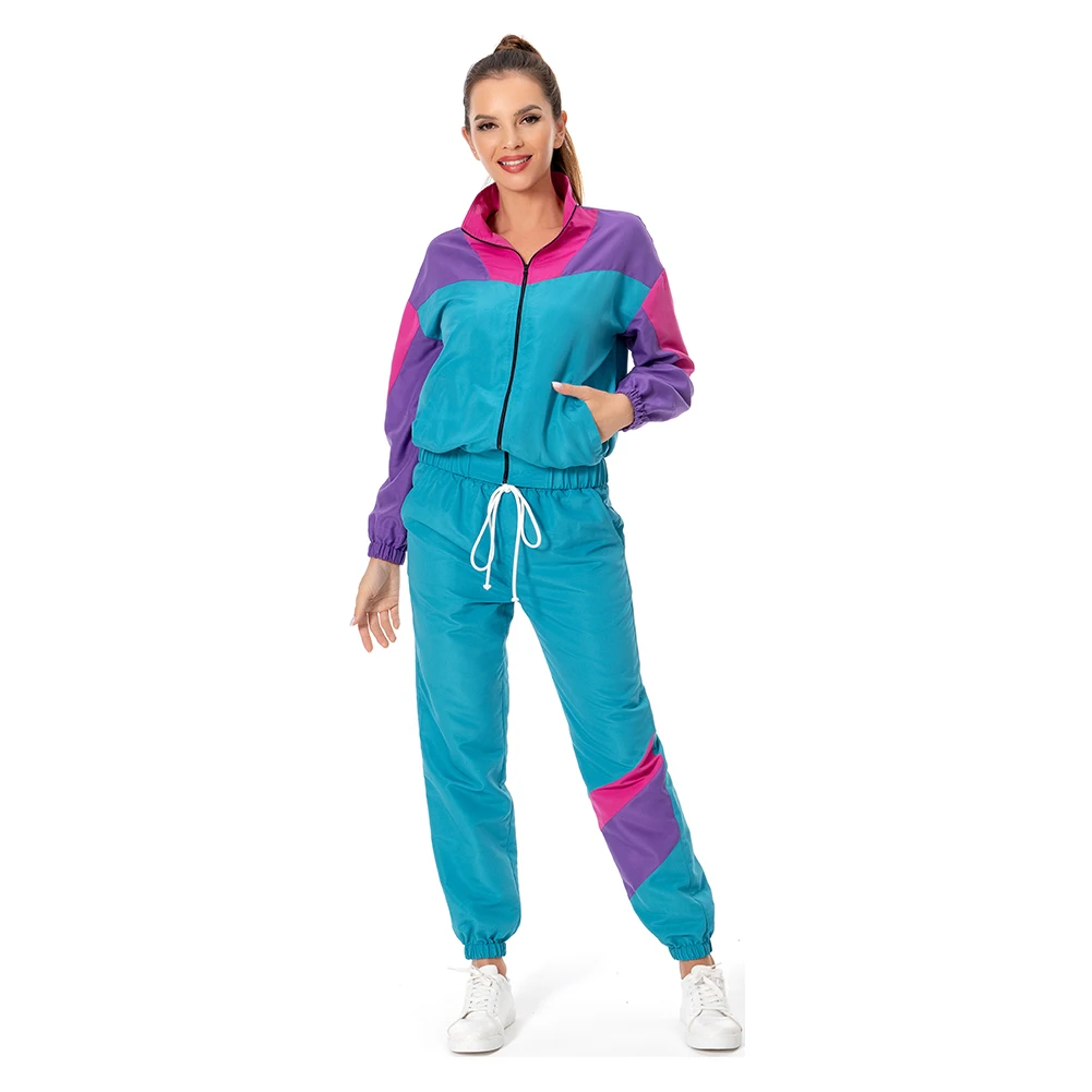 Costume de Cosplay Chang pour Adulte, Tenue Rétro, Vêtements de dehors, Carnaval d'Halloween, Imbibé pour Femme et Homme, ix, Py Playing, Années 80 et 90