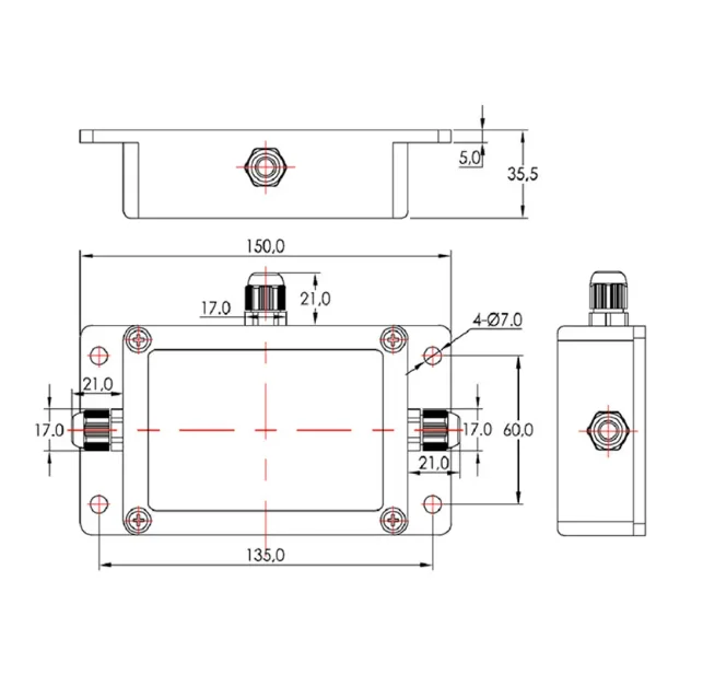 Marine NMEA2000/NMEA0183 Protocol Converter KC-2W N2K PNGs Built-in wifi