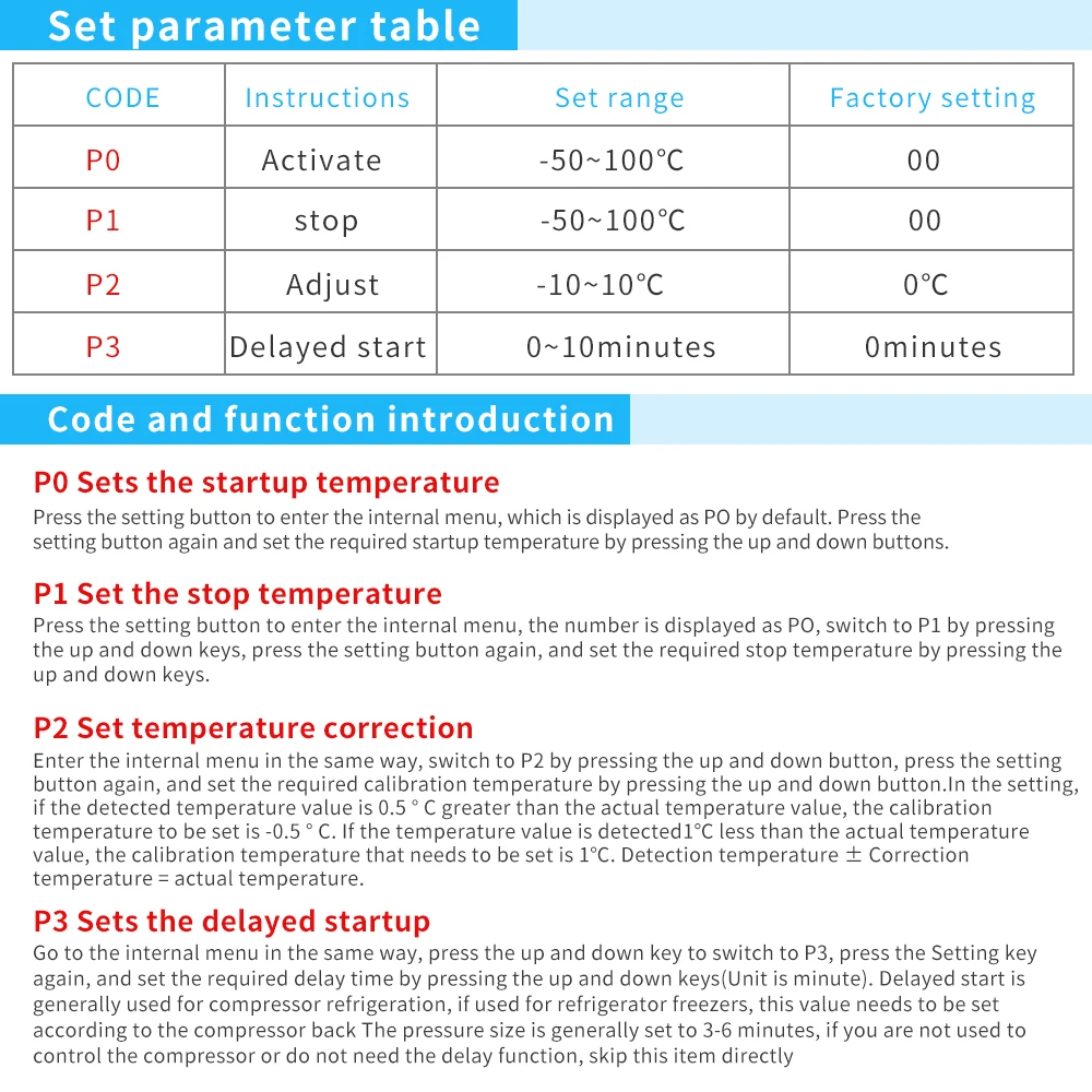 XK-W2001 Digital Temperature Controller Socket AC110-220V Thermostat Regulator Smart Controller Socket 0.1℃ Accuracy image 5