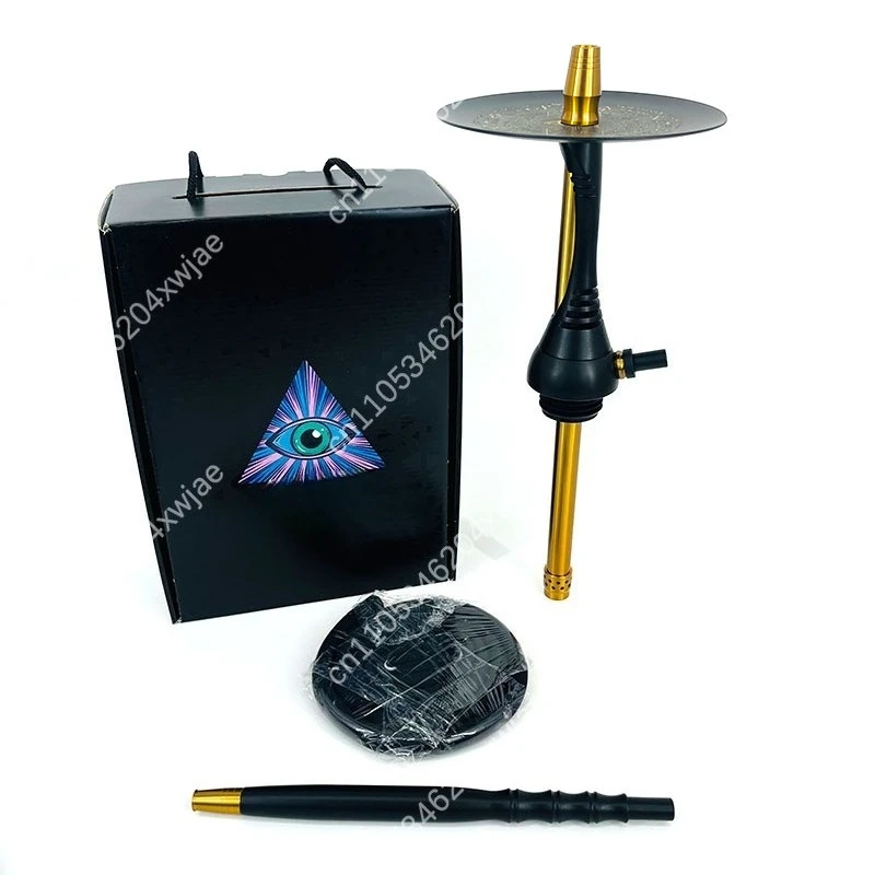 

Complete Hookah Set with Glass Base and Apache S/X Accessories for Modern Shisha Relaxation