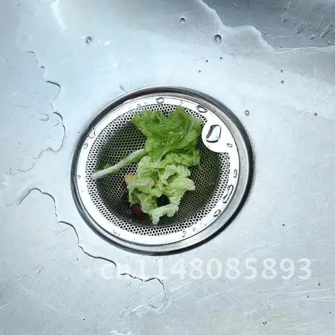 Small/Medium/Large Steel Sink Strainer Kitchen Bathtub Hair Catcher Stopper Shower Drain Hole Filter Trap Stainless Metal