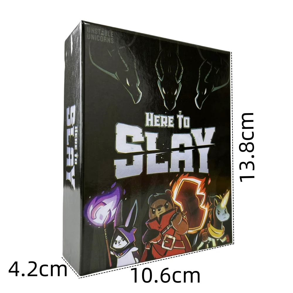 Here to Slay Here to Sleigh Holiday Expansion Pack Strategic Role Playing Card Game for Kids Teens Adults 2-6 Player