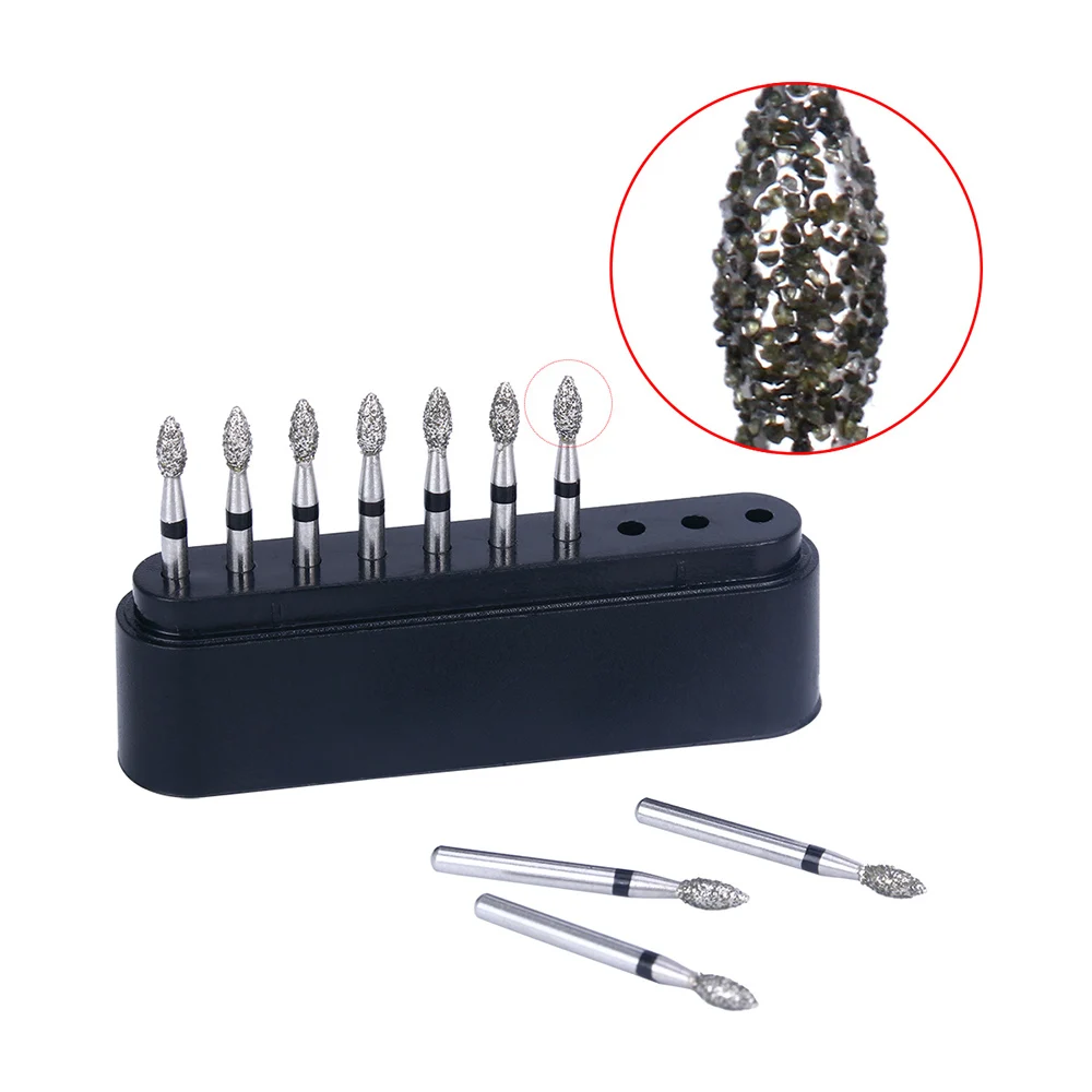 1Box Azdent Dental Diamond Burs Multiple Models Optional Black Storage Box Fit for Dental High Speed Handpiece