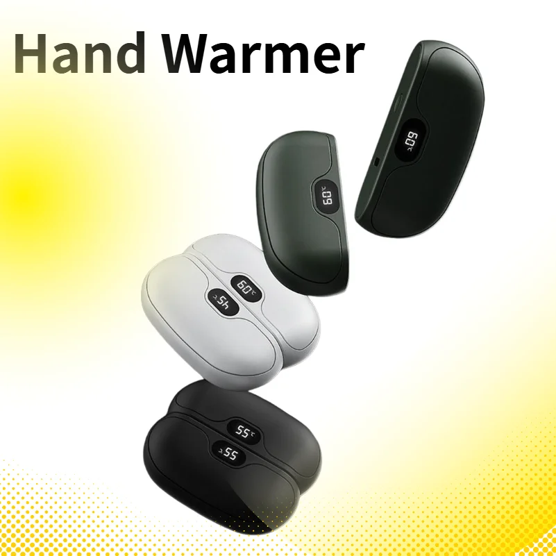

2-In-1 Magnetic Rechargeable Household Magnetic Hand Warmer Double-Sided Heating Detachable Safe Constant Temperature Portable