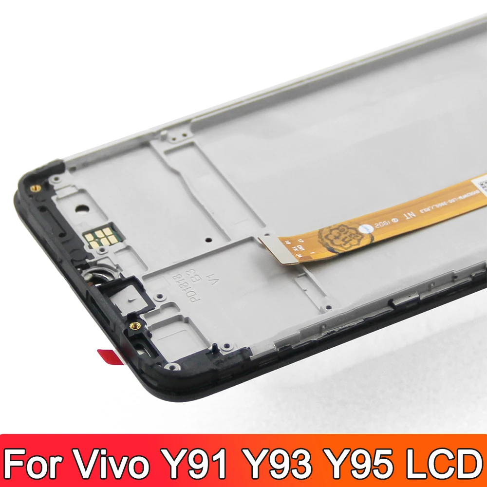 6.22\'\' For VIVO Y91 Y93 Y95 LCD Display Touch Screen 1816, 1817, 1820, 1811 Digitizer Assembly With Frame Replacement