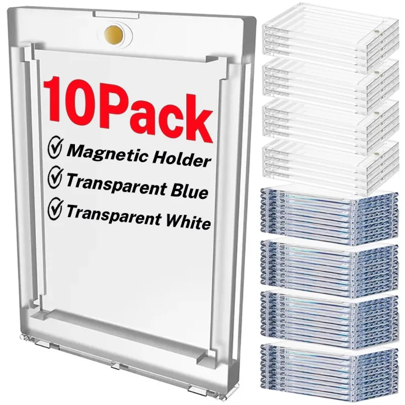 

1-10PCS 35PT Hard Magnetic Card Holder for Kpop Idol Photo Cards Protector Sports Trading Card Holders Sleeves Display Case