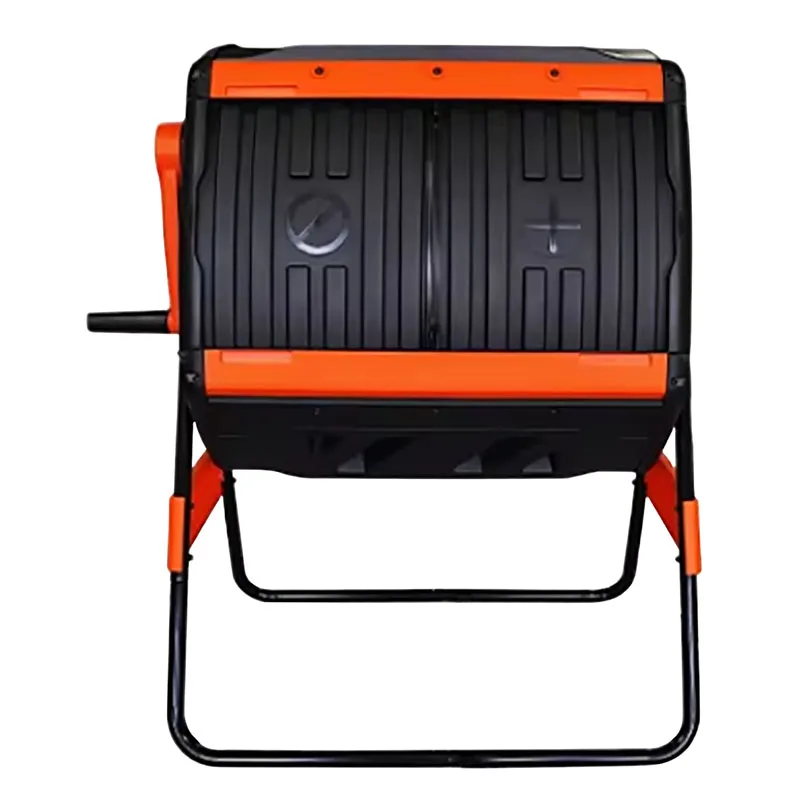 New Arrival 200L  Outdoor Gear Rotation Tumbling Compost Bin with Dual Chamber Composting Tumbler