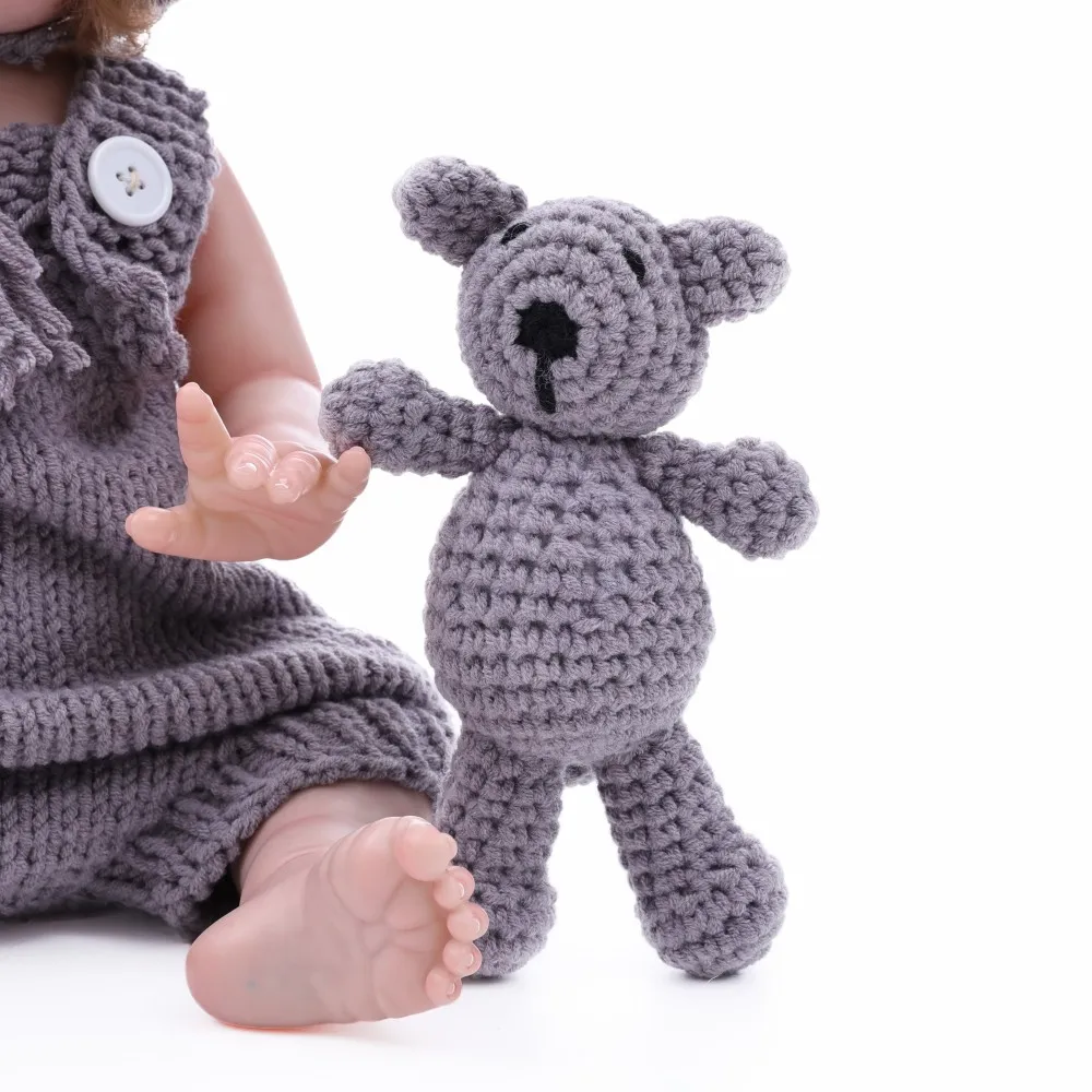 Cloveray 20-Zoll-Ganzkörper-Vinyl, realistische wiedergeborene Babypuppe, Vinylpuppe, hochwertiges Original-Sammleredition-Spielzeug, Geschenk für Kinder