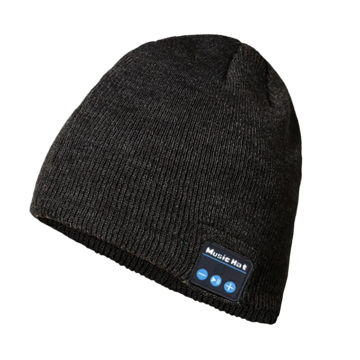 

Шапка темно-серого цвета V42 с беспроводным микрофоном для наушников без помощи рук для фитнеса, спорта на открытом воздухе, бега, катания на лыжах, пешего туризма