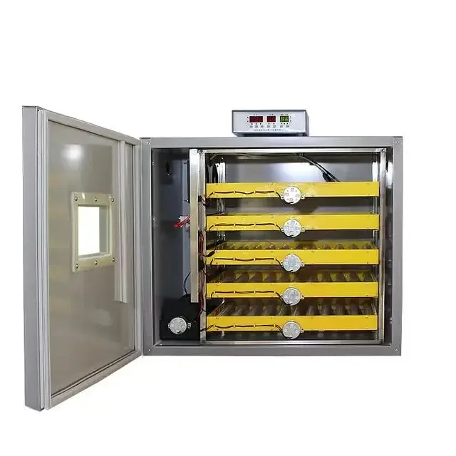 Hot sales 300 egg chicken egg incubator for farm with 12V battery solar incubator heap price