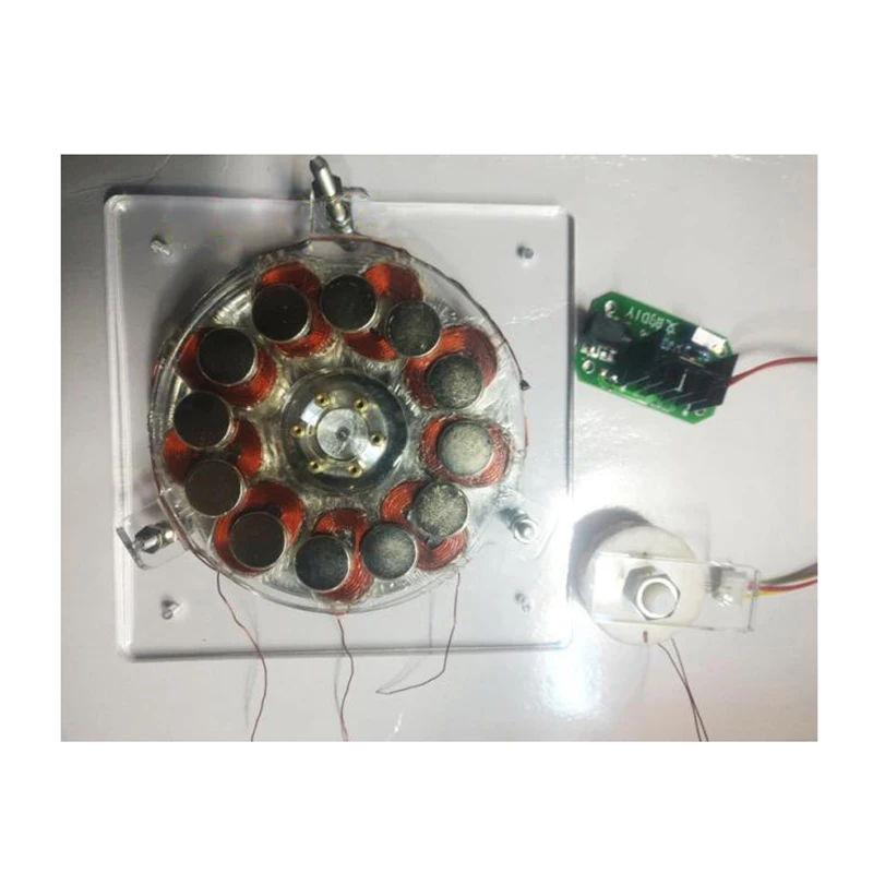 Imagem -04 - Gerador sem Escova do Disco do Motor do Gerador Coreless com Fonte de Alimentação sem Núcleo de Ferro Salão Bobina Unidade do Gerador da Turbina Eólica