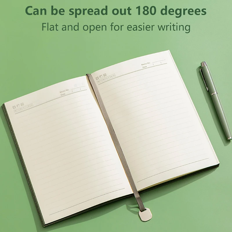 Thickened Notebook Diary Notebook Vintage High-end PU Leather Classic Travel Diary Notebook Business A5 Notebook Gift Box