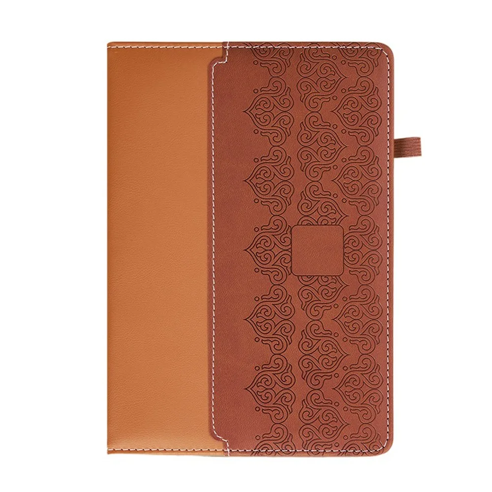 

PU Leather Cover A5 Notebook Thickened 200 Pages Diary Notepad Waterproof Horizontal Line Business Office Notebook