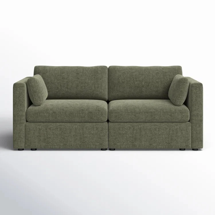 # Modern Small Size Modular Living Room Sofa 2 Seats Sectional Sofa Set Furniture with Washable Pillow Cover for Wholesale