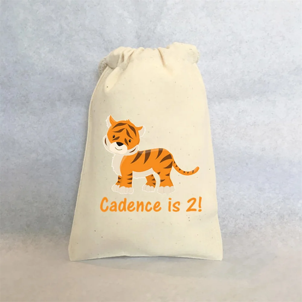 20PCS Custom Jungle party, Safari party, Safari party bags, Zoo party, Lion, Zebra, Safari party favor bags