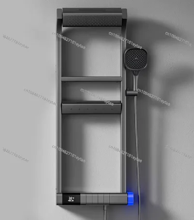 

Luxury Rainfall Thermostatic Shower Column Bathroom LED Digital Display Shower Panel